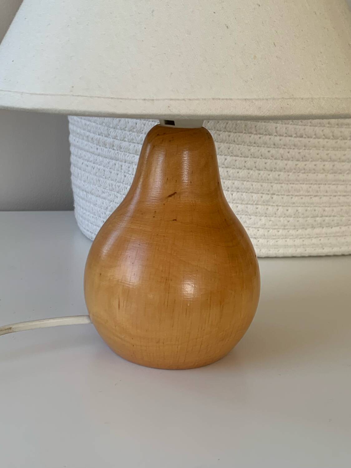 Vintage wooden lamp