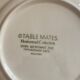 6 dessert plates Tablemates decorated with pink flowers