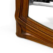 Important Carved Walnut Trumeau Mirror, Art Nouveau, France, Circa 1900