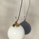 Baladeuse globe verre opalin d15
