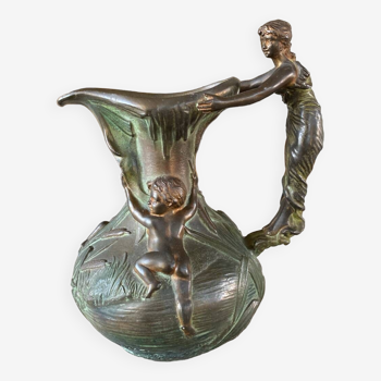 Cruche Art Nouveau Henri Huppé