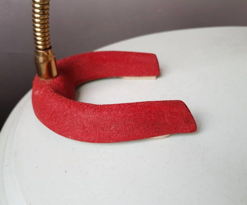 Metal desk lamp Raak Amsterdam 1960 Gooseneck