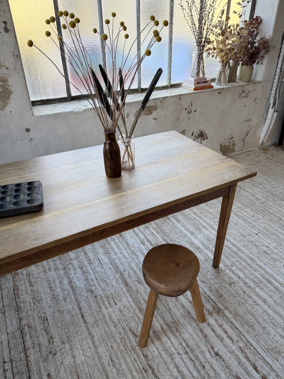 Oak farmhouse table 200cm