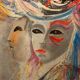 Fat pastel signed Venice Carnival