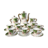 Antique tea/coffee set of 10 persons, made by the Limoges manufactory Mandavy de Mavaleix 1908-1920