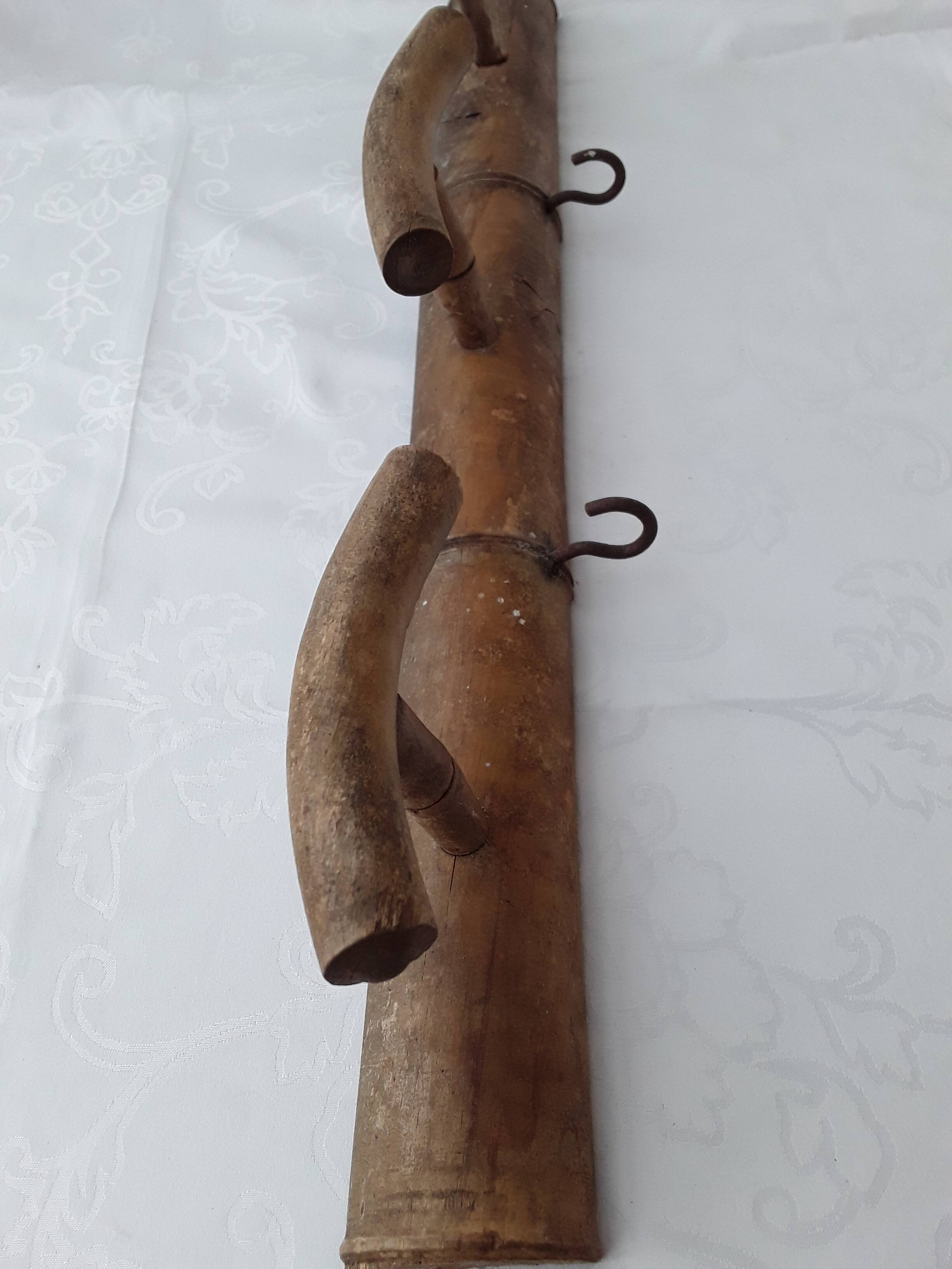 Old wooden hook
