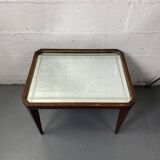 Rectangular coffee table from the 40s mirror