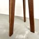 Brutalist chair in solid oak, 1900