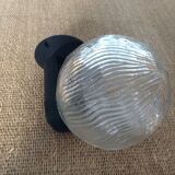 Glass ball globe wall lamp