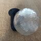 Glass ball globe wall lamp