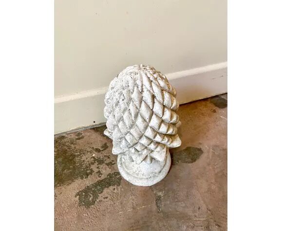 PRODUCT POP UP CHRISTMAS 2022 - Bleached concrete pine cone t. L