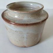 Beurrier à eau en grès artisanal