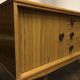 Vieille buffet milieu du siecle en teck design scandinave danois des années 70