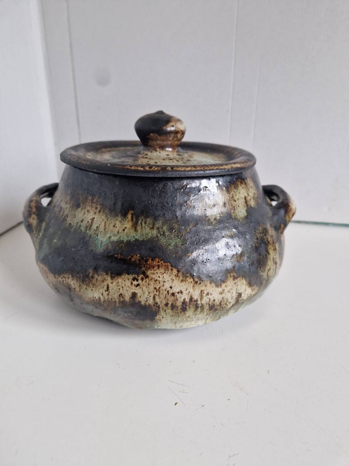 Small Glazed Earthenware Soup Tureen