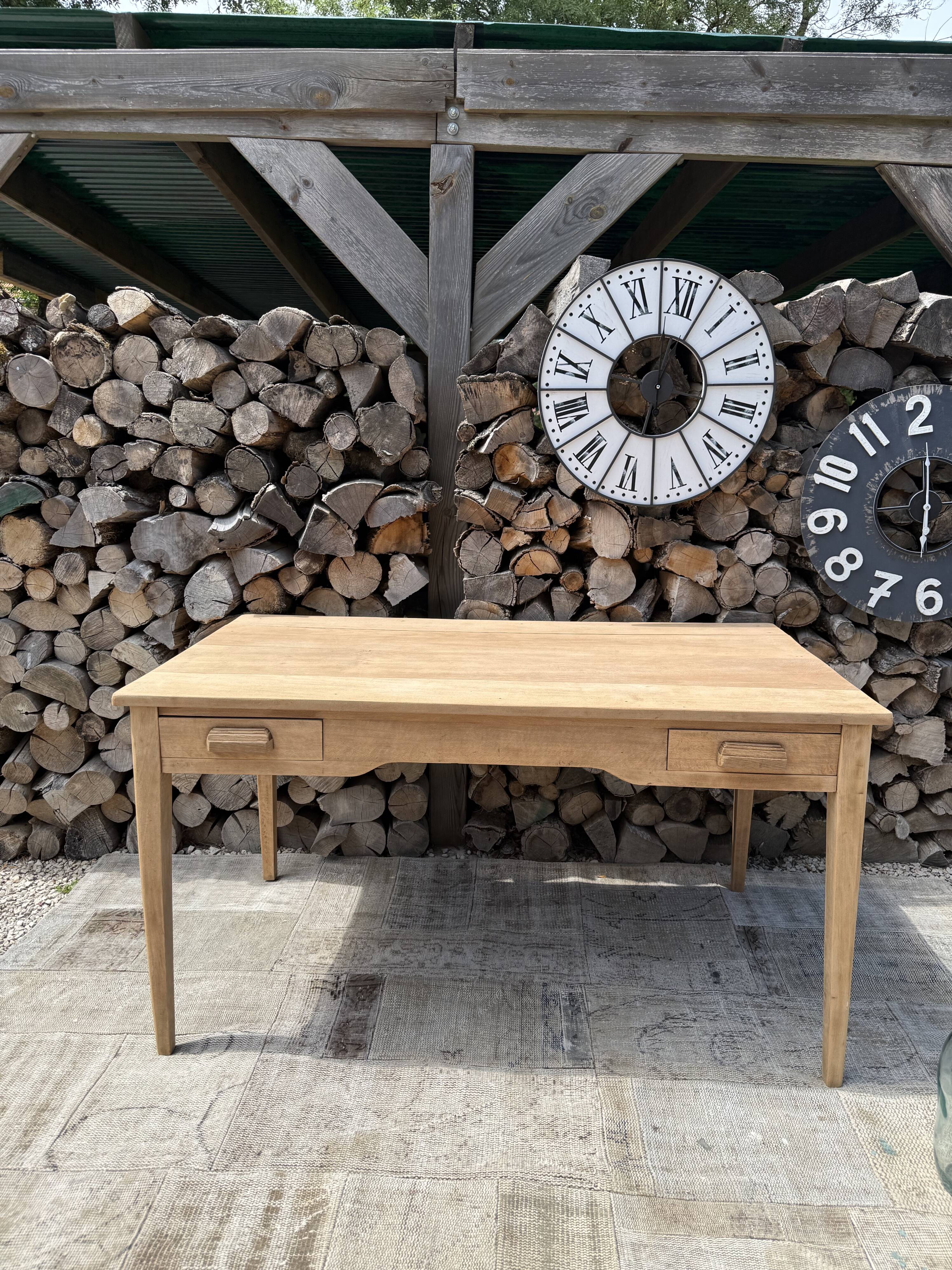 Antique solid desk