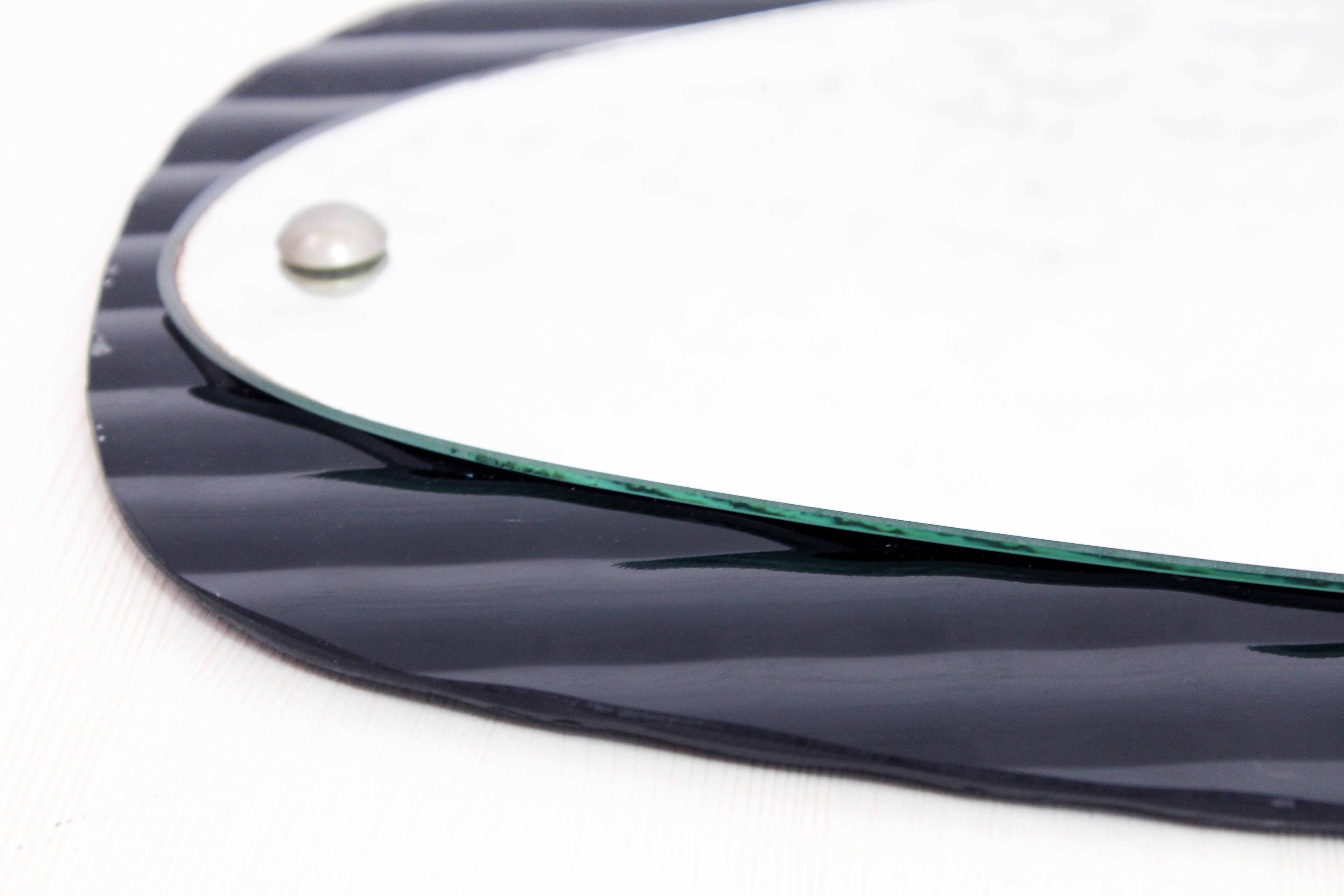 Free-form glass mirror - 80x33cm