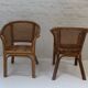 6 chaises ou fauteuils vintage en rotin