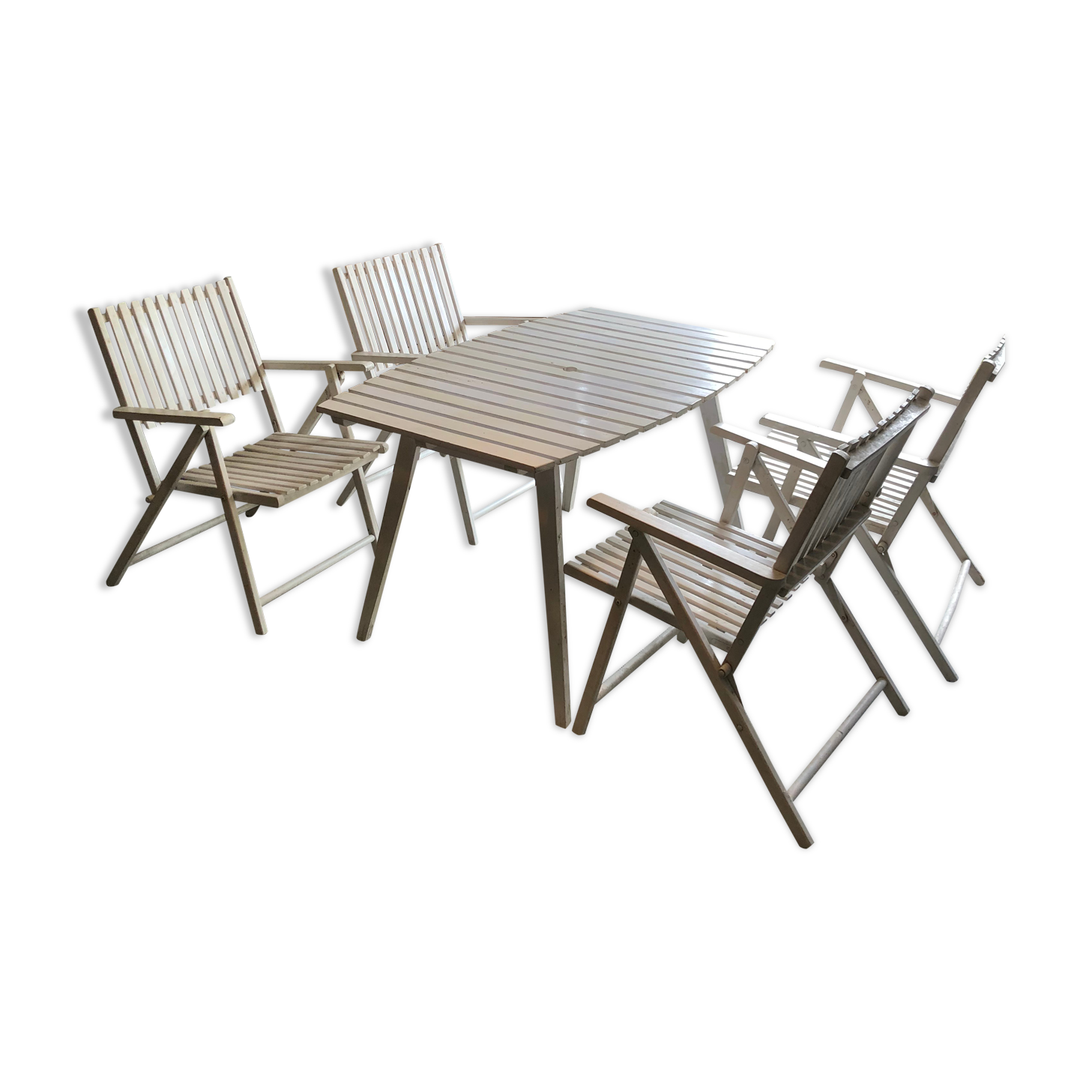 Garden furniture wood 1960
