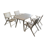 Garden furniture wood 1960