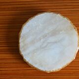 Beige alabaster ashtray