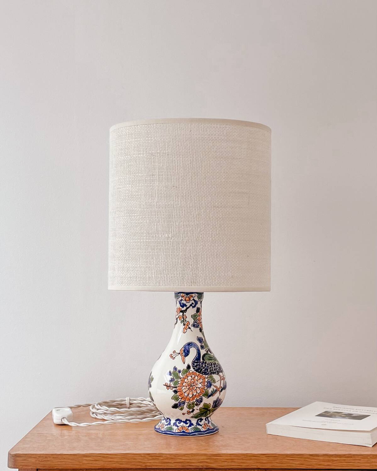Paire lampes faïence de Gien