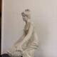 Statue Vénus au bassin style néoclassique Plâtre vintage