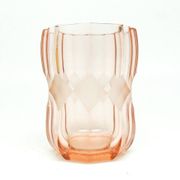 Art Deco vase, crystal, Moser, Czechoslovakia, 1930s