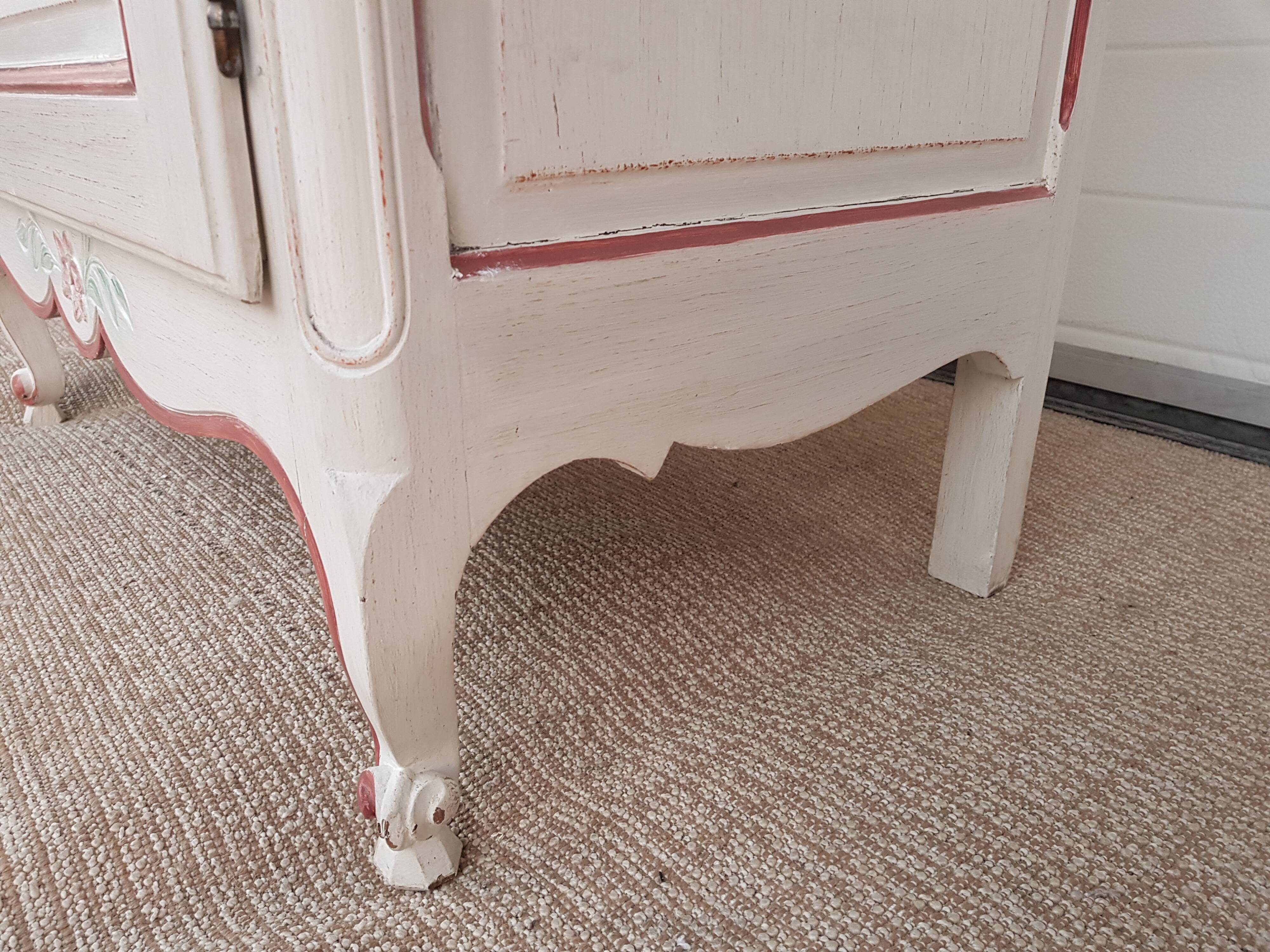 1930s painted cabinet