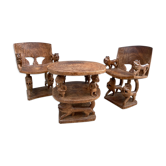 Salon africain en bois