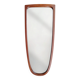 Teak wall mirror, organic shape, Denmark 1960s