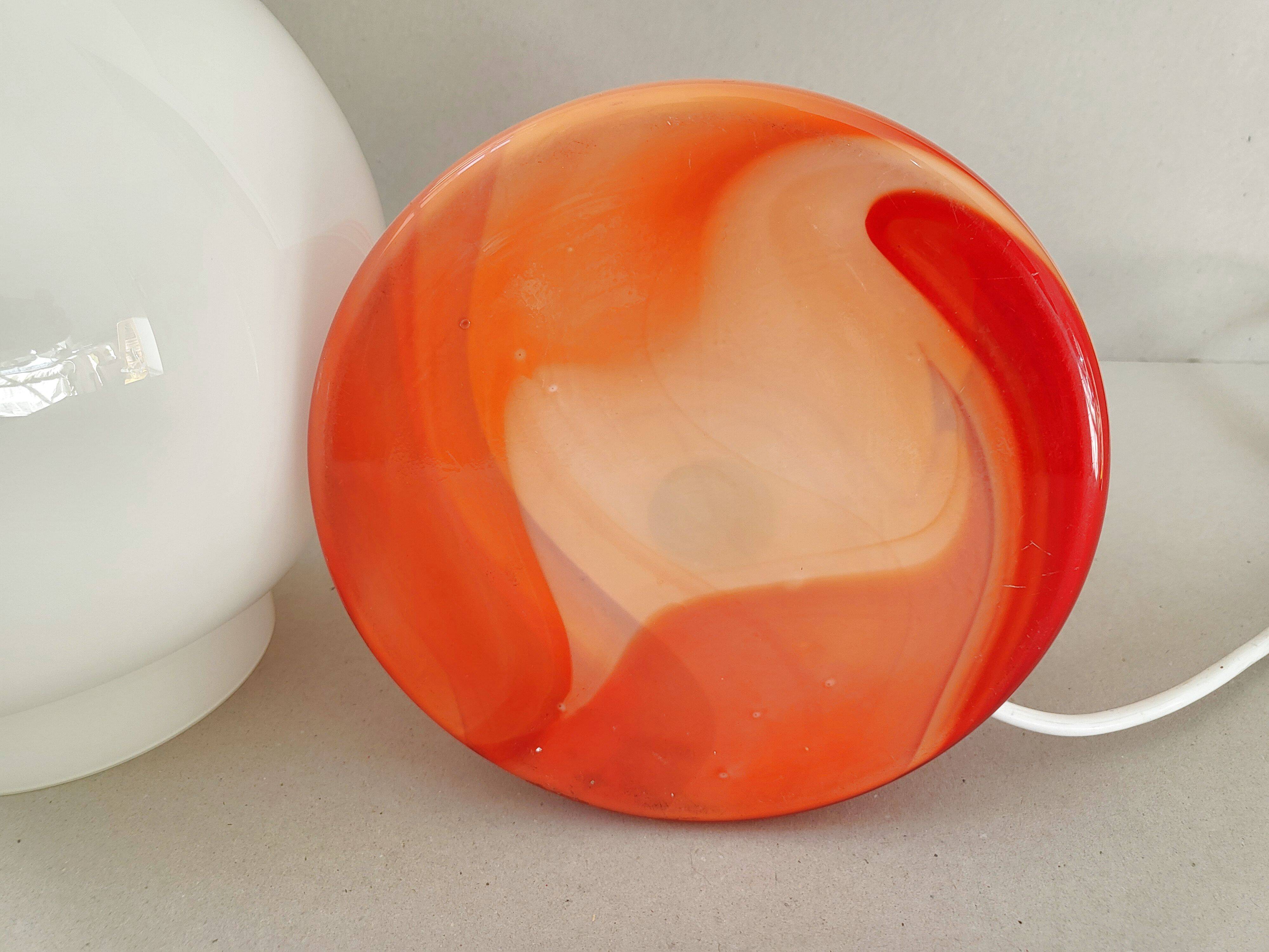 Lampe de table en verre de Murano 1960