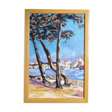 Seascape on canvas
