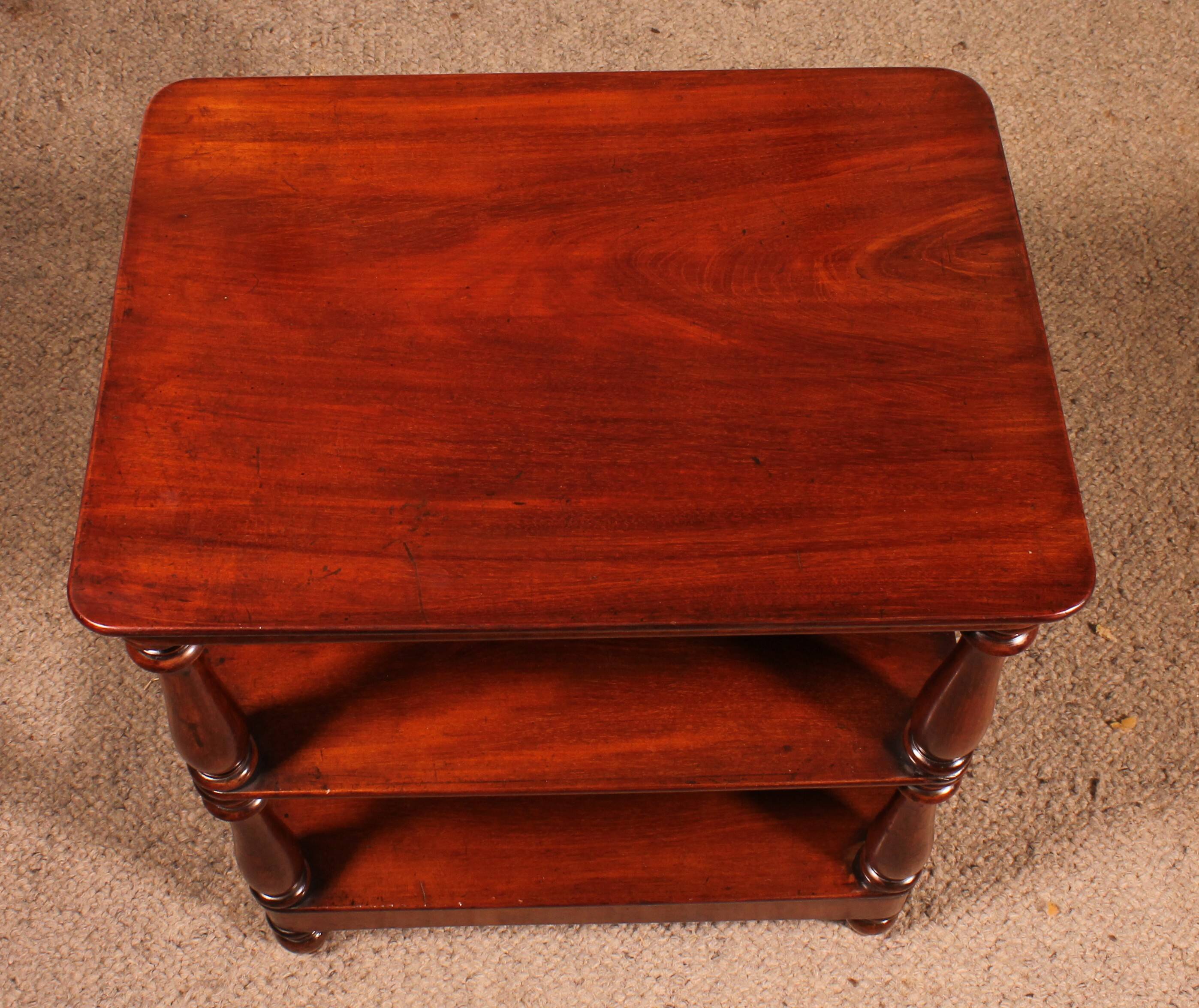Small mahogany shelf - 19th century