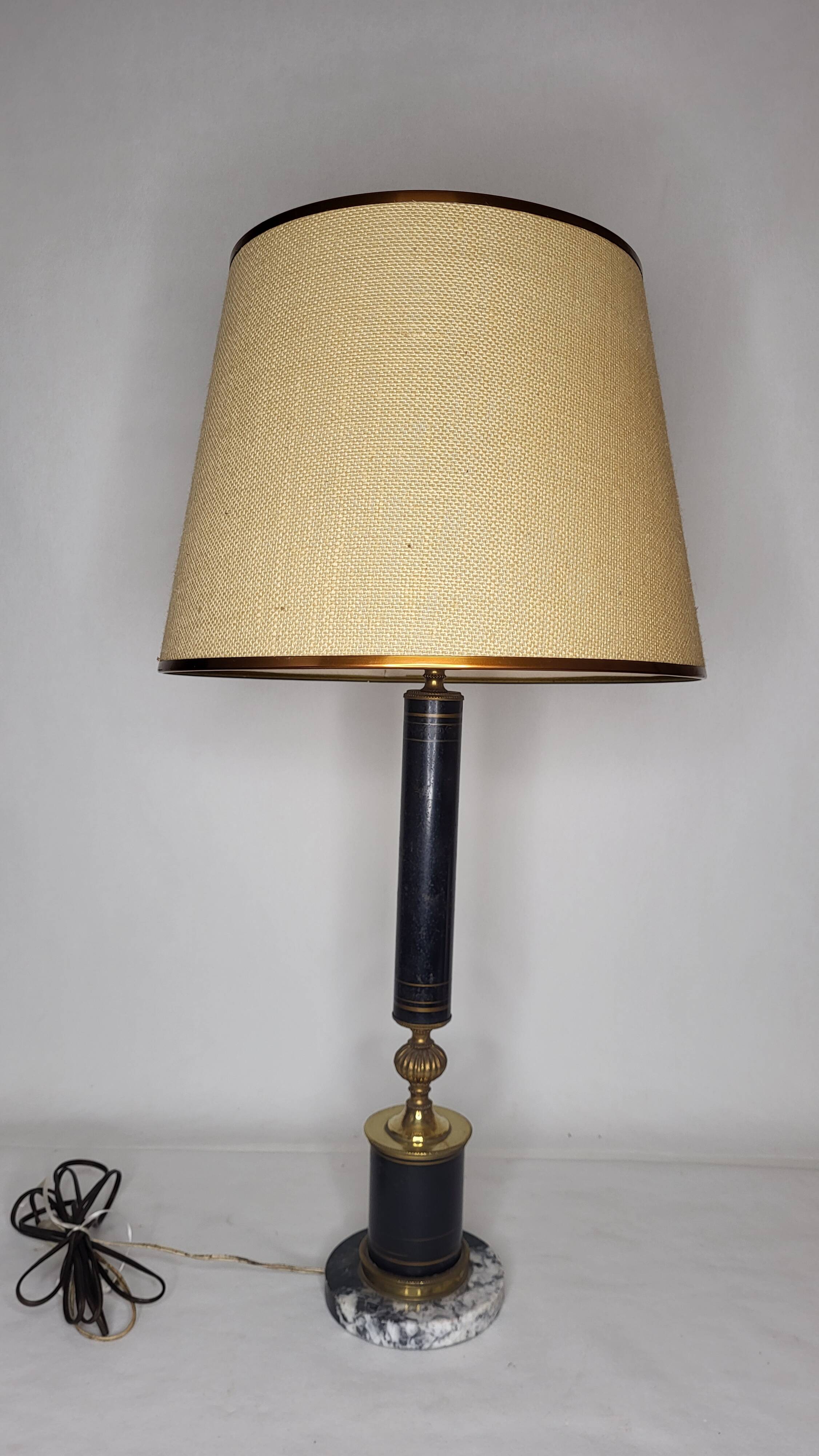 Lampe colonne de style Carcel, Empire