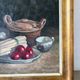 Nature morte aux asperges, huile sur toile signée