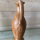 Vintage glazed stoneware pitcher
