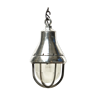 U.S. polished aluminum cast iron hanging lamp