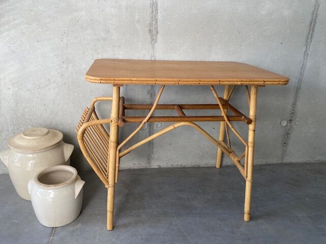 Rattan desk
