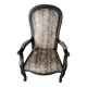 Voltaire Armchair Faux Snake