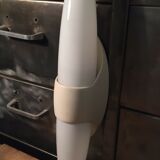 Shell wall lamp in white opaline BO Niko Belgium 1960s