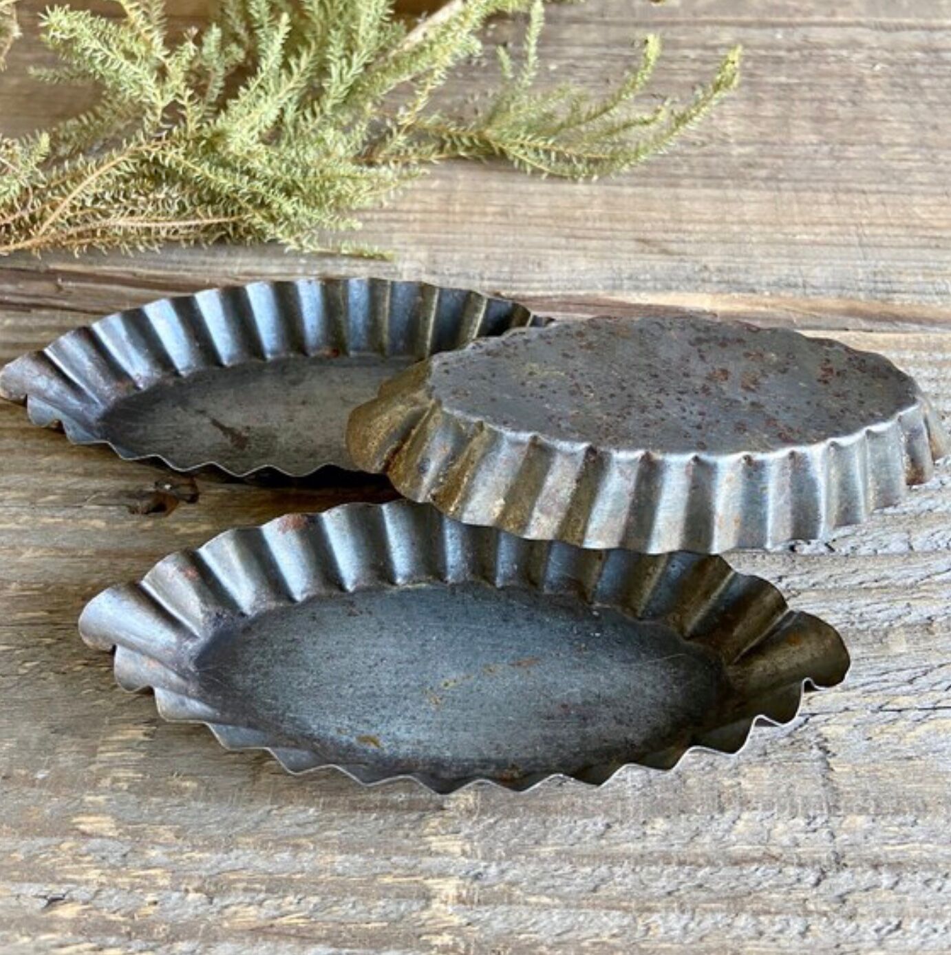 Cake molds, tarts, vintage French