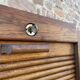 Furniture slided curtain slider in oak 1950