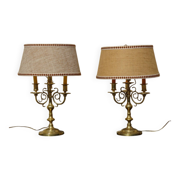 Chandeliers lampes, la paire