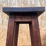 Vintage wooden farm stool