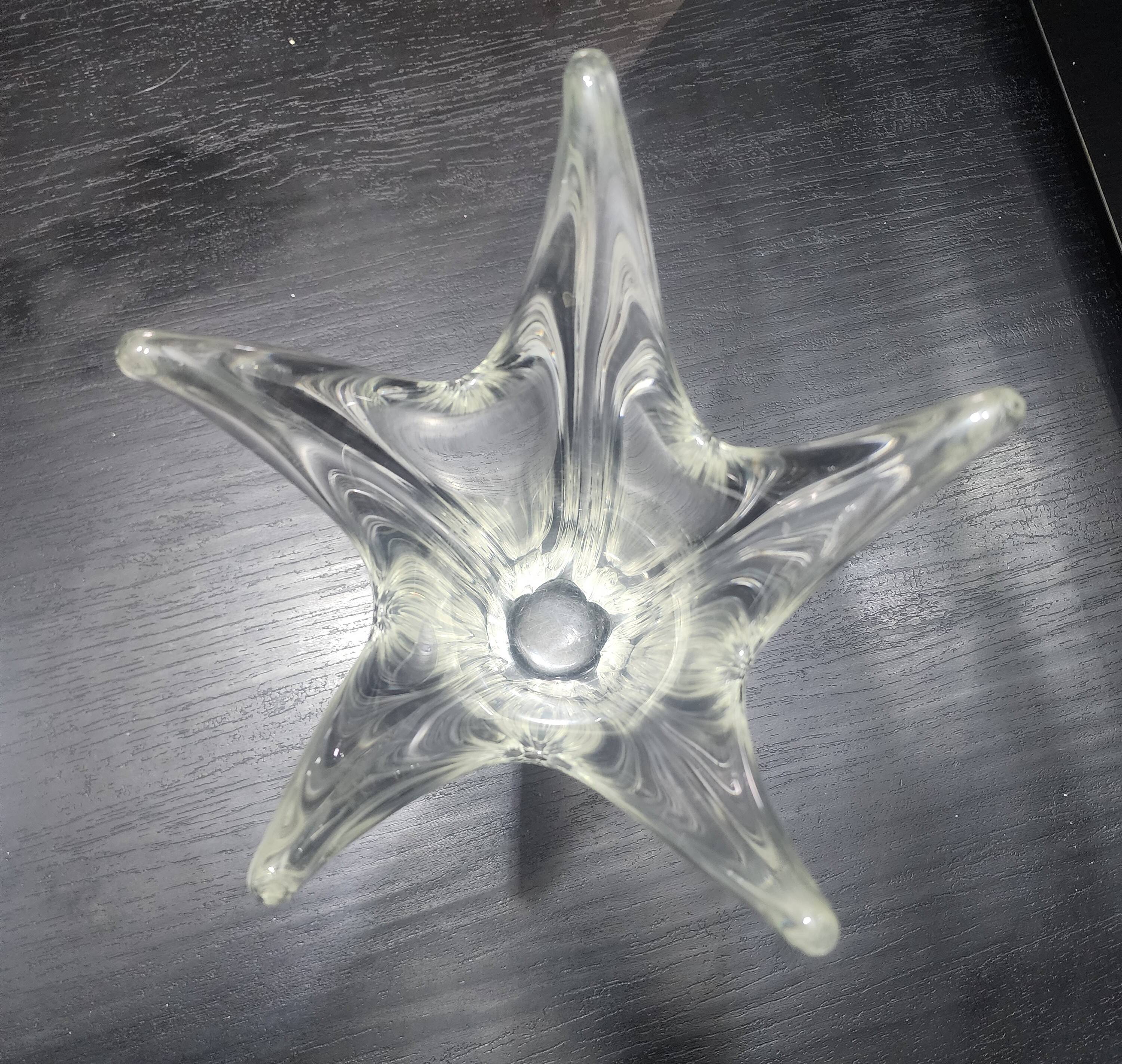Vase Daum France en cristal massif – Pièce authentique et sculpturale hydro