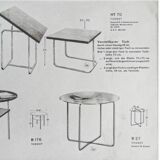 Table B 27 en acier tubulaire de Marcel Breuer, années 1930