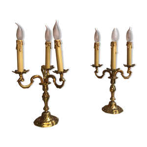 paire de candélabres