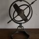 XXXL lamp 1960 neo-classical brutalist Astrolabe in iron by JP Ryckaert