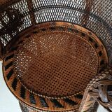 Emmanuelle rattan armchair Kok Maison 1970