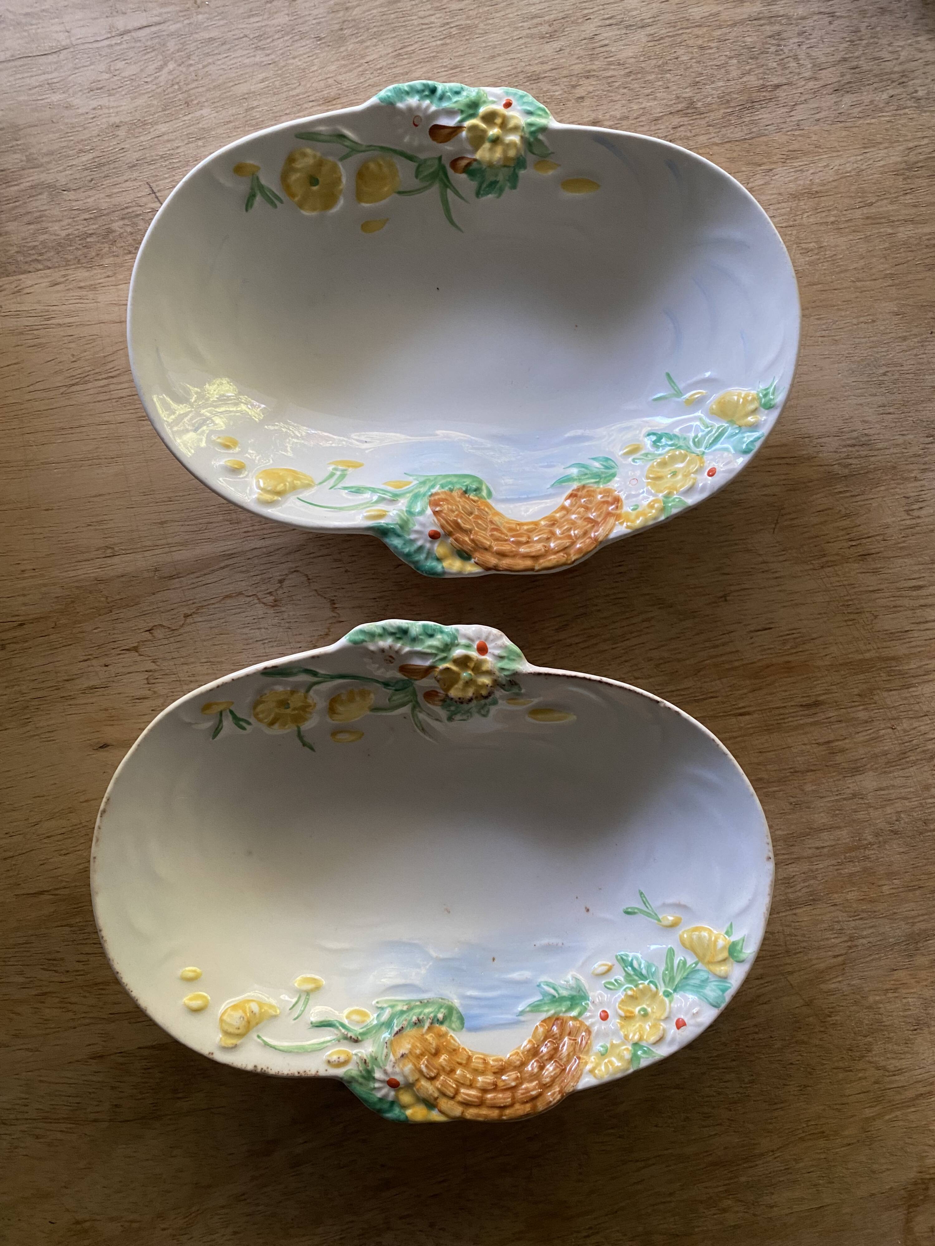 2 raviers Clarice Cliff